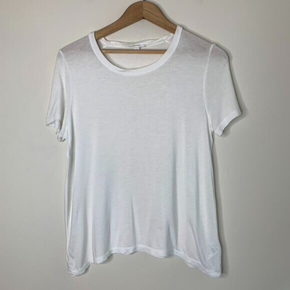 Aritzia Wilfred T-shirt Tee Short sleeve White Crew neck Casual Basic Size XS - Picture 4 of 15